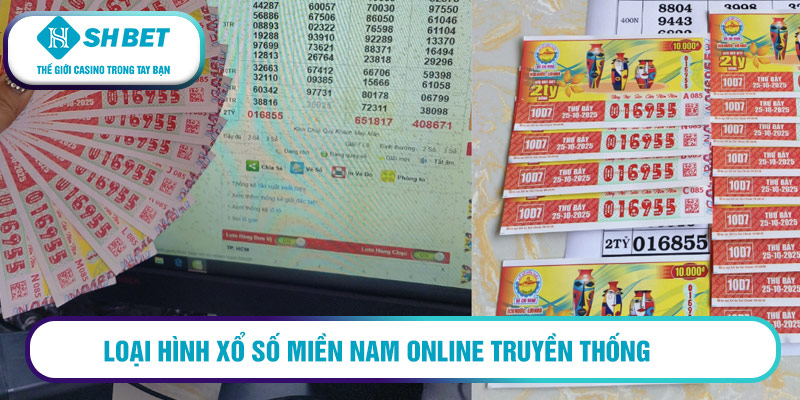Loại hình xổ số miền Nam online truyền thống